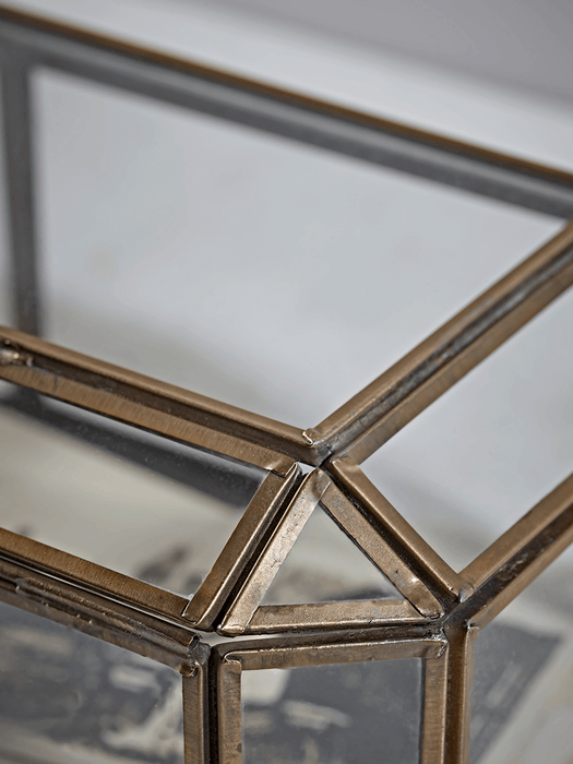 Brass & Glass Trinket Box