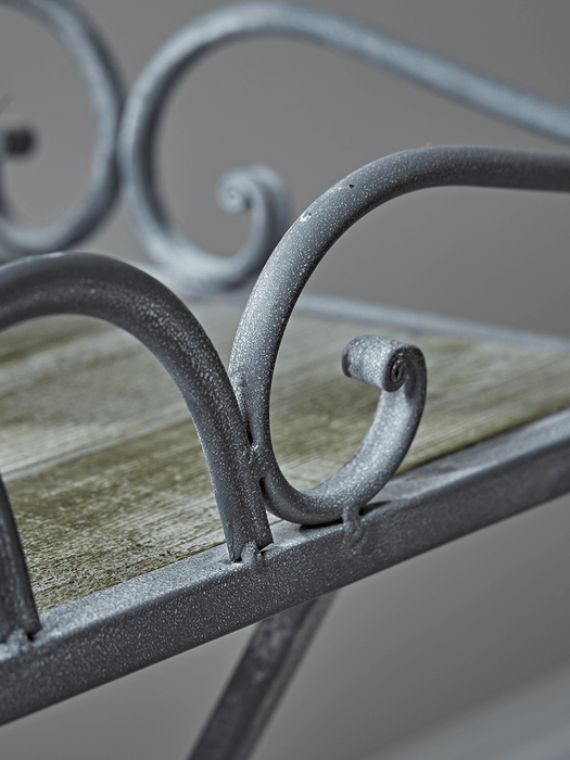 Elegant Metal Tray Table