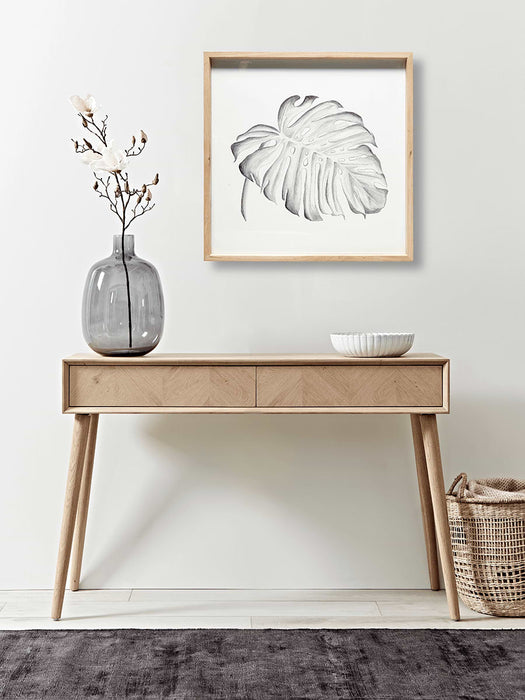 Oak Framed Monstera Print