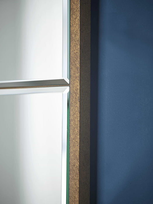 Decorative Panelled Mirror - Rectangular