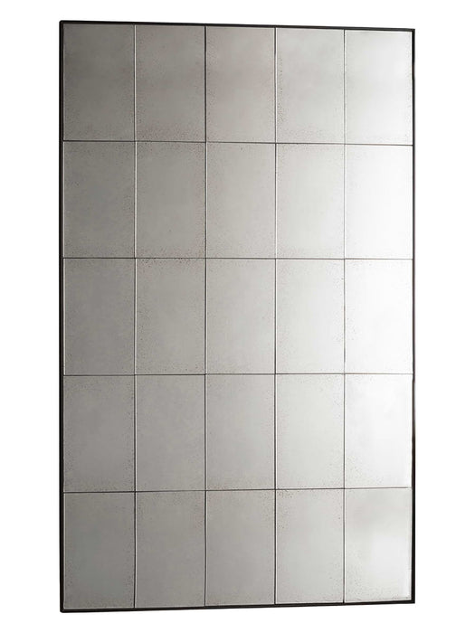 Aged Glass Panel Mirror