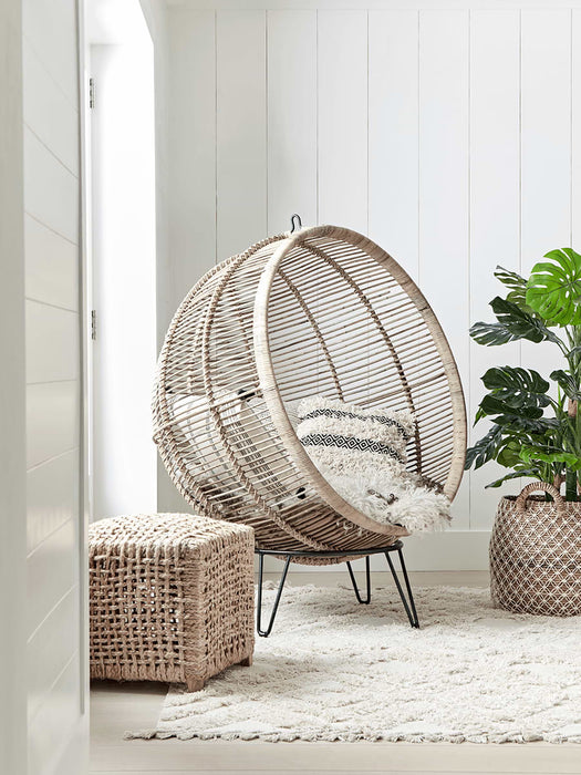 Round Rattan Cocoon Chair