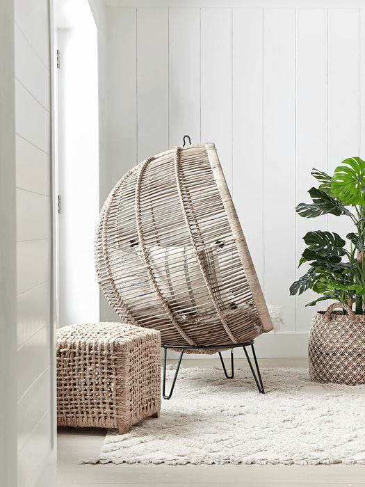 Round Rattan Cocoon Chair