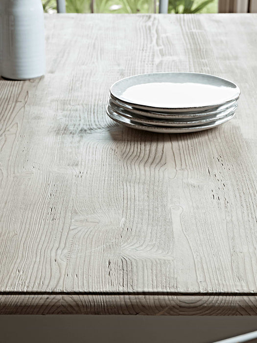 Soft Grey Pine Dining Table