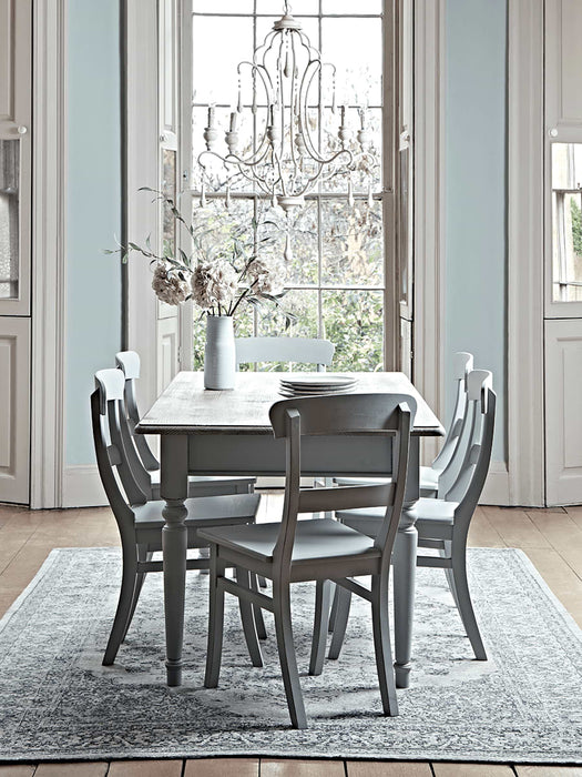 Soft Grey Pine Dining Table