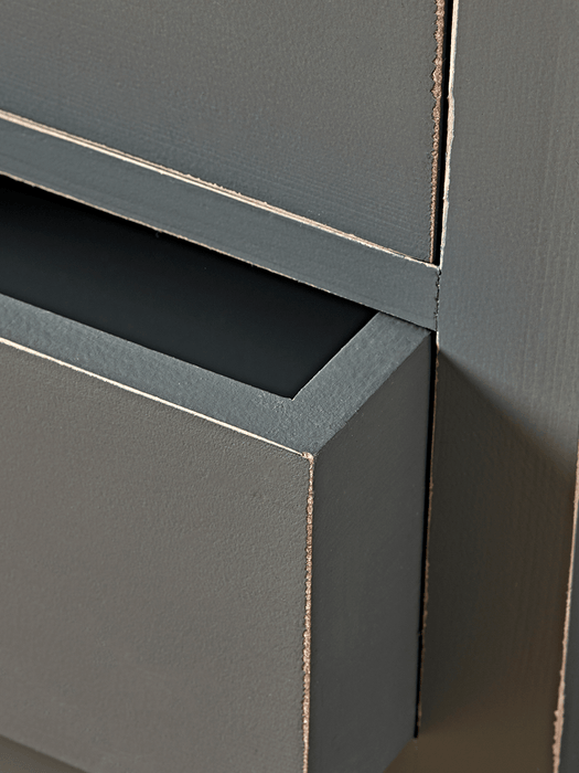 Rounded Storage Console Table
