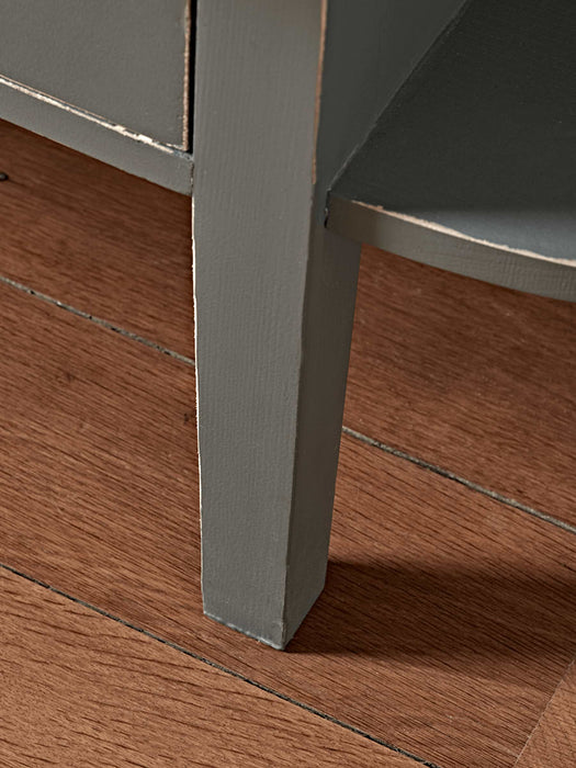 Rounded Storage Console Table