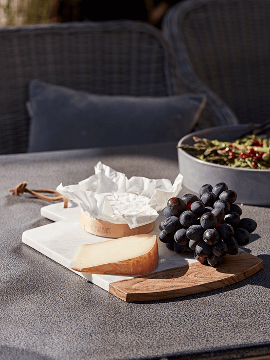 Marble & Wood Serving Board - Rectangular