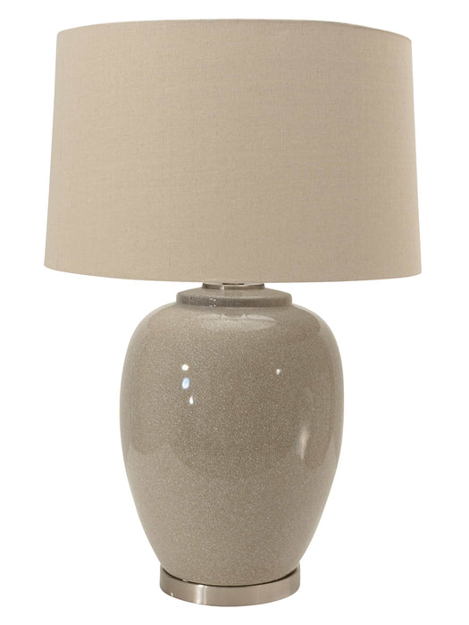 Sand Crackle Glazed Table Lamp