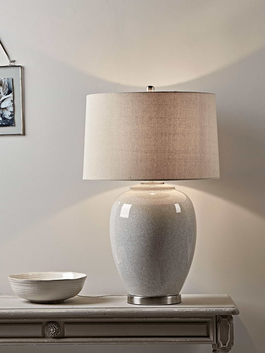 Sand Crackle Glazed Table Lamp
