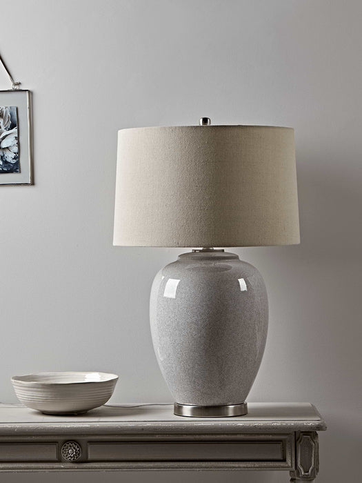 Sand Crackle Glazed Table Lamp