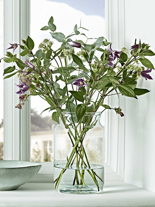 Elegant Recycled Glass Vase - Small