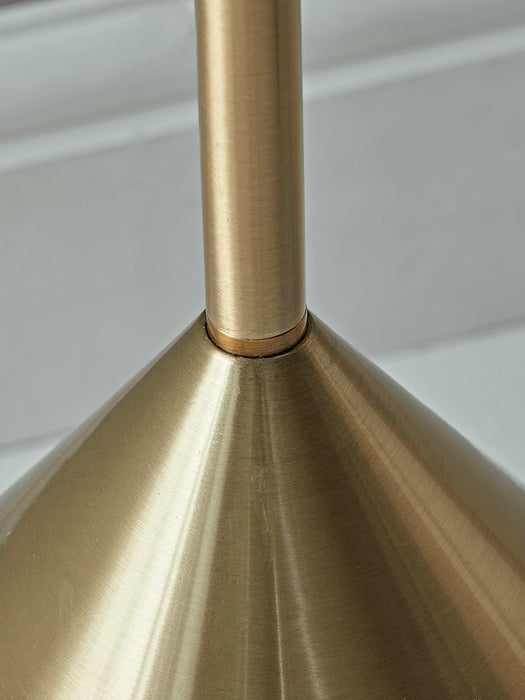 Spun Brass Floor Lamp