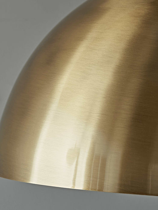 Spun Brass Floor Lamp
