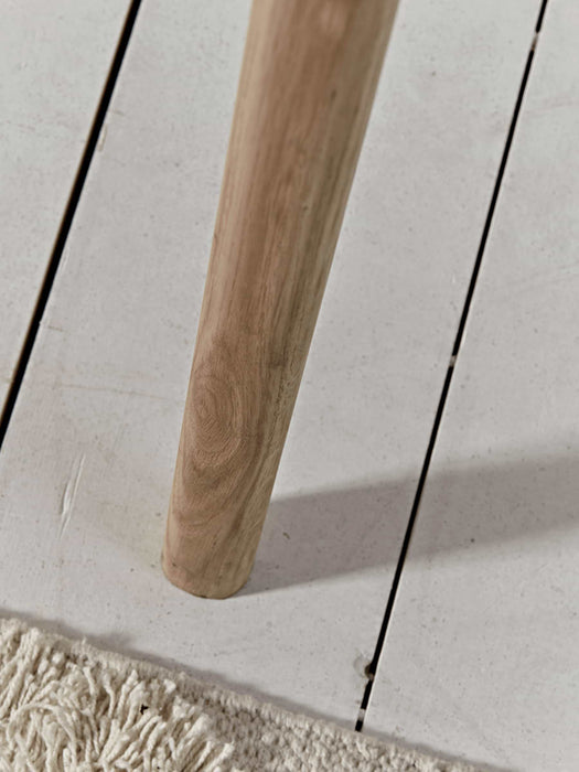 Oak Storage Console Table