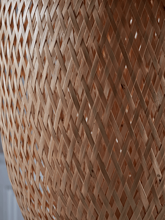 Woven Bamboo Pendant - Large