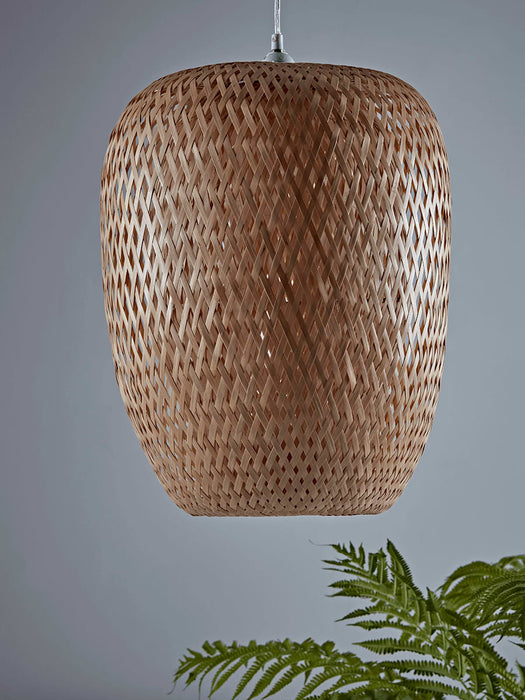 Woven Bamboo Pendant - Large