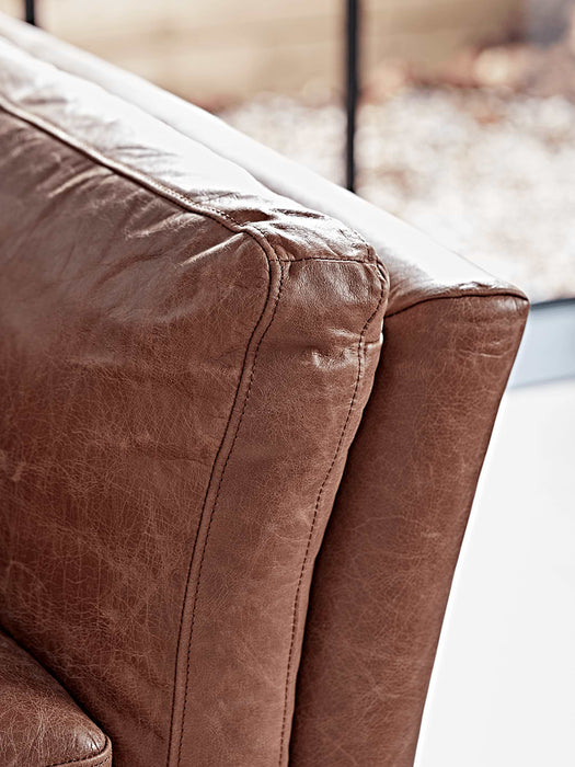 Tetbury Leather Sofa - Tan