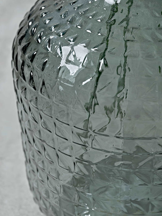 Embossed Glass Vase