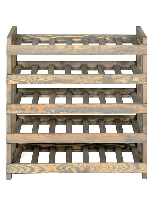Rustic Wooden Wine Rack