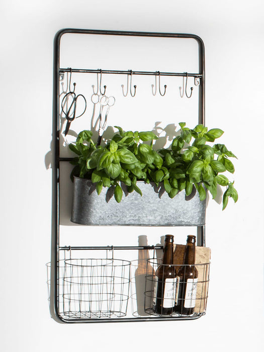 Wirework Hanging Hook Rack