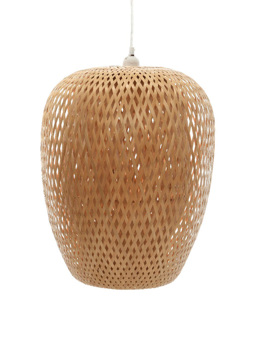 Woven Bamboo Pendant - Large