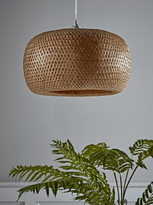 Woven Bamboo Pendant - Small