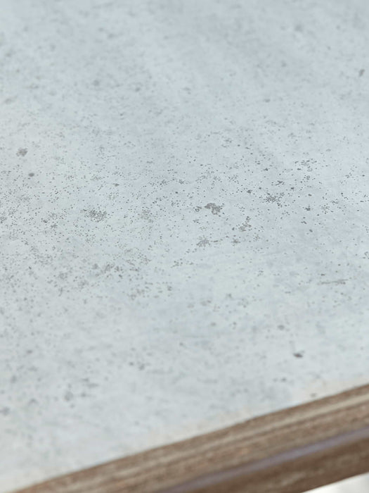 Zinc Topped Dining Table