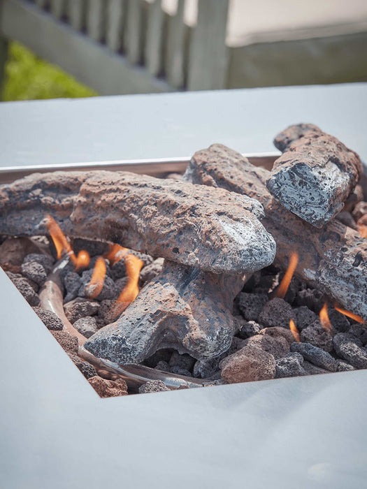 Greywashed Integrated Gas Firepit