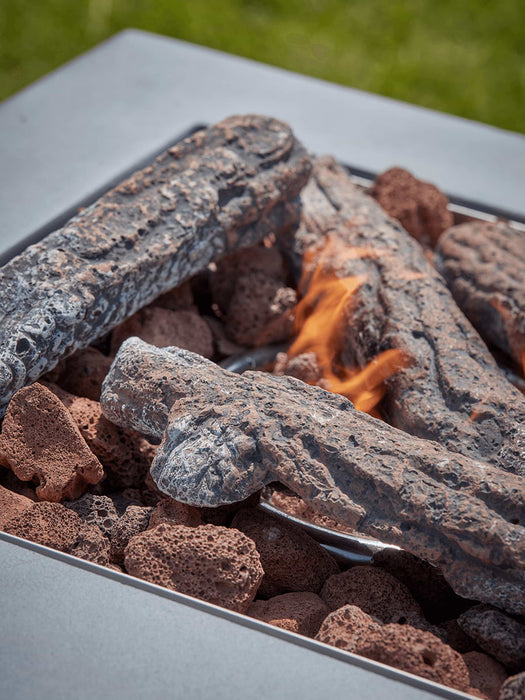 Faux Concrete Integrated Gas Firepit