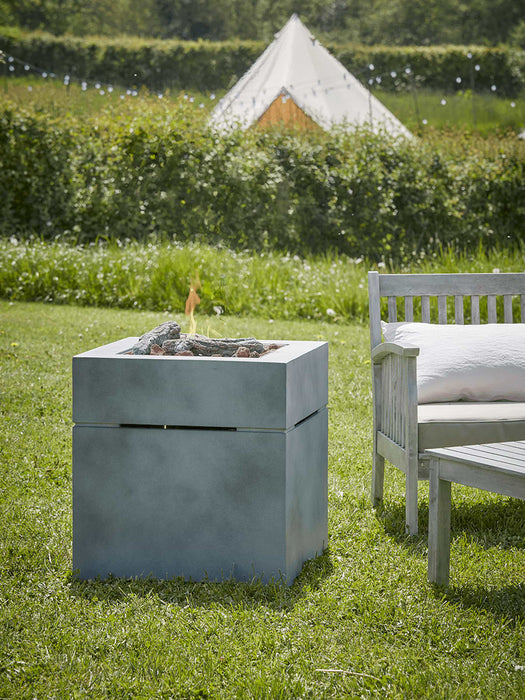 Faux Concrete Integrated Gas Firepit