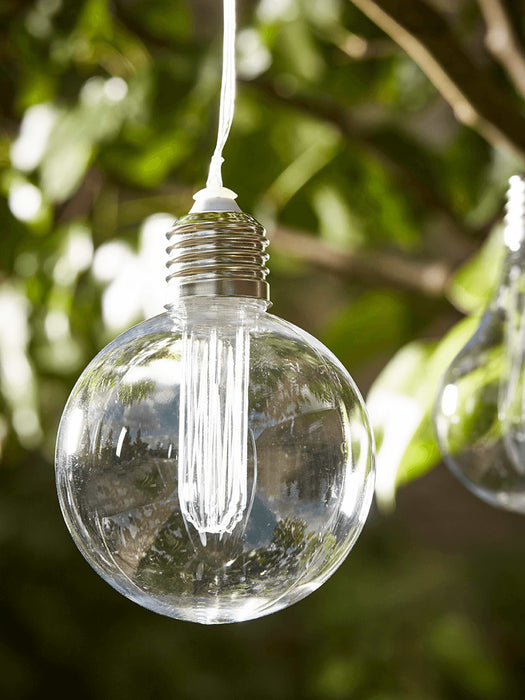 Solar Vintage Style Bulb String Lights
