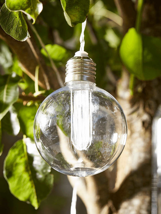 Solar Vintage Style Bulb String Lights