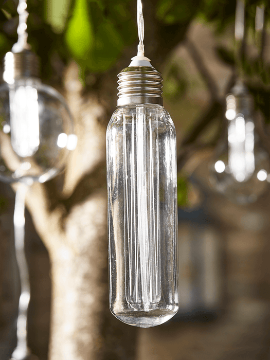 Solar Vintage Style Bulb String Lights