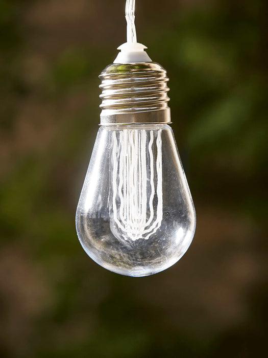 Solar Vintage Style Bulb String Lights