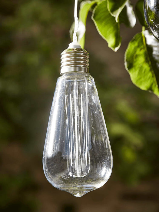 Solar Vintage Style Bulb String Lights