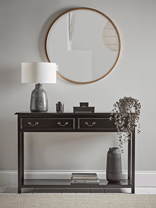 Grey Ombre Glazed Table Lamp