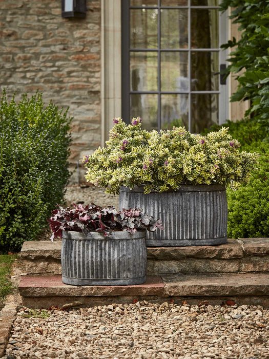 Two Fluted Troughs - Small