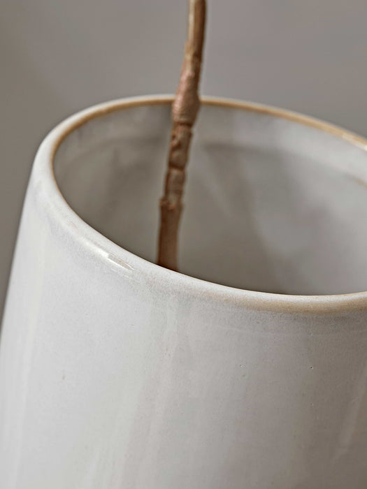 Two Stripe Glazed Vases