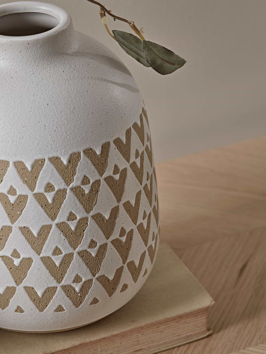 Two Geometric Vases