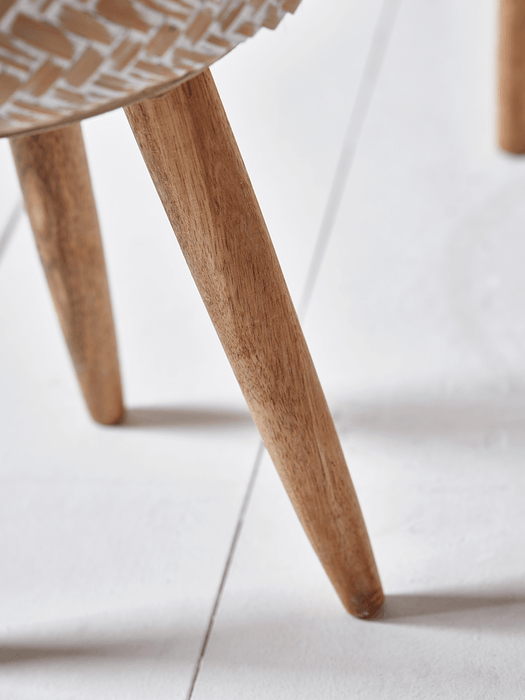 Three Bamboo Standing Planters