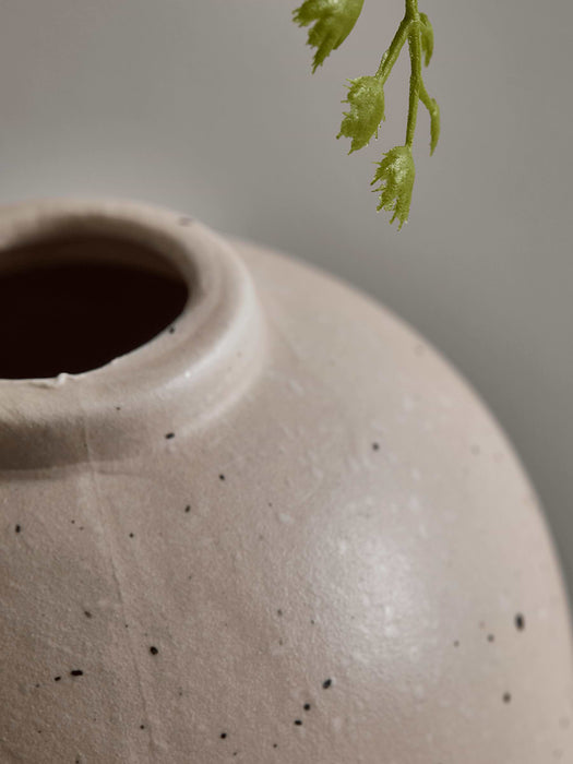 Three Speckled Bud Vases