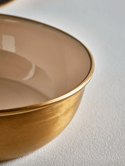 Three Enamelled Bowls