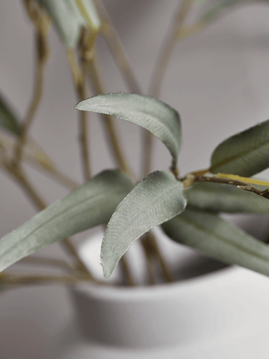 Three Faux Slim Leaf Eucalyptus - Green