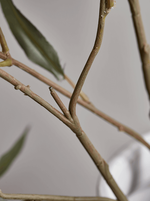 Three Faux Slim Leaf Eucalyptus - Green