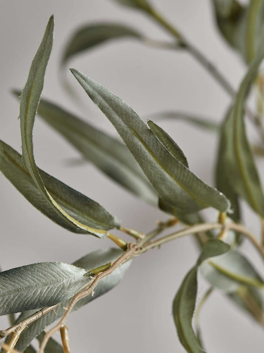 Three Faux Slim Leaf Eucalyptus - Green