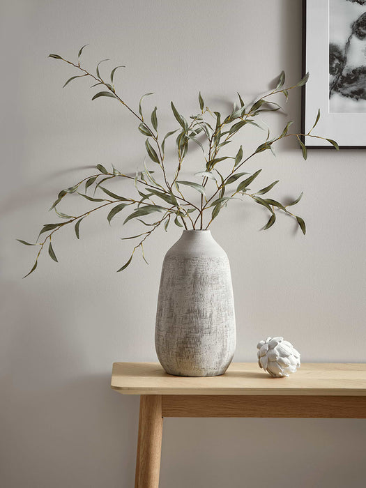 Three Faux Slim Leaf Eucalyptus - Green