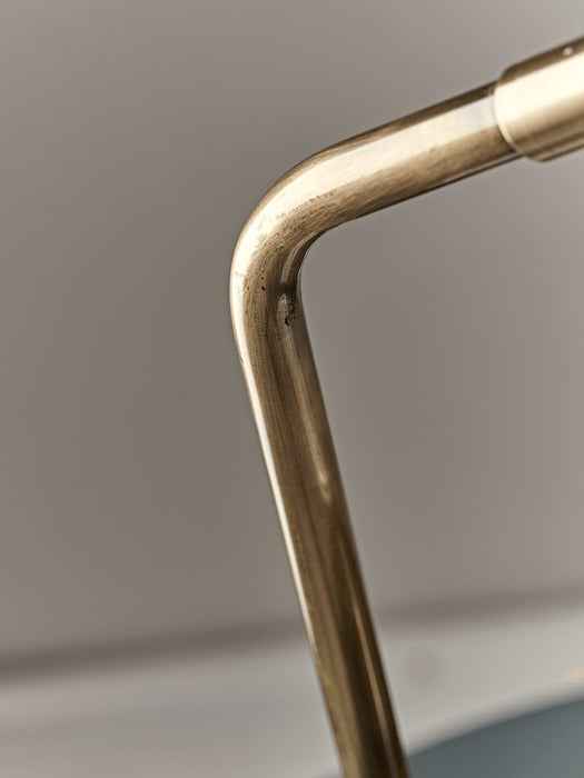 Antique Brass & Marble Desk Lamp
