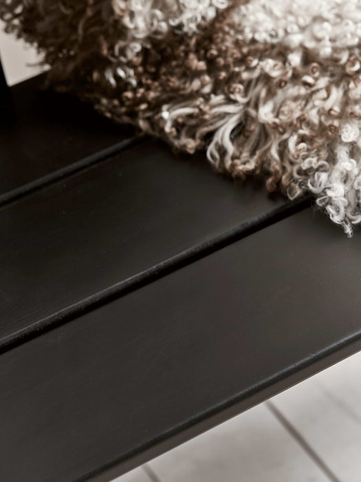 Handcrafted Teak Bench - Black