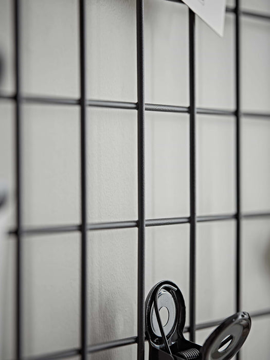 Black Grid Magazine Rack